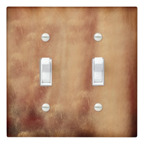 Weathered Look Gold Rust Light Switch Cover