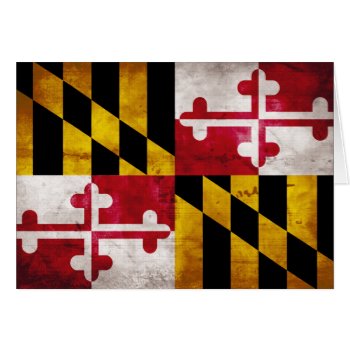 Weathered Maryland Flag by FlagWare at Zazzle