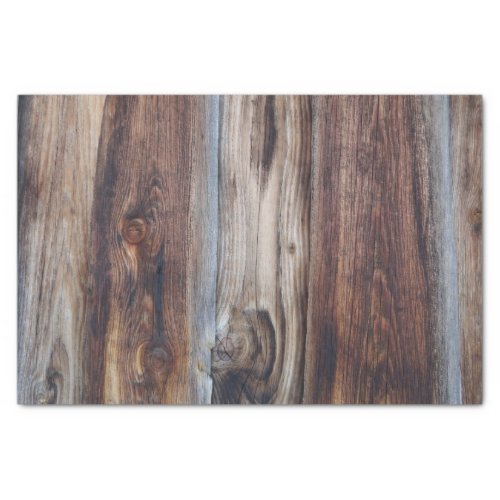 Weathered Old Wood Wall Texture Tissue Paper