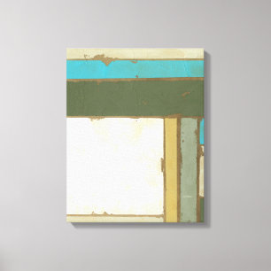 Weathered Panel Painting by Jennifer Goldberger Canvas Print