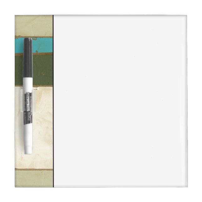 Weathered Panel Painting by Jennifer Goldberger Dry-Erase Board (Front)