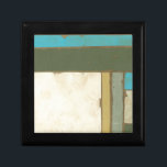 Weathered Panel Painting by Jennifer Goldberger Keepsake Box<br><div class="desc">The weathered quality of this Jennifer Goldberger painting gives it a contemporary feel,  like a pair of jeans with holes in them before you buy them. Put it up on your wall and enjoy the rustic beauty!</div>