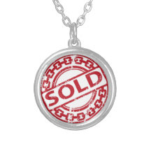 Weathered Red Sold Chain Stamp Effect