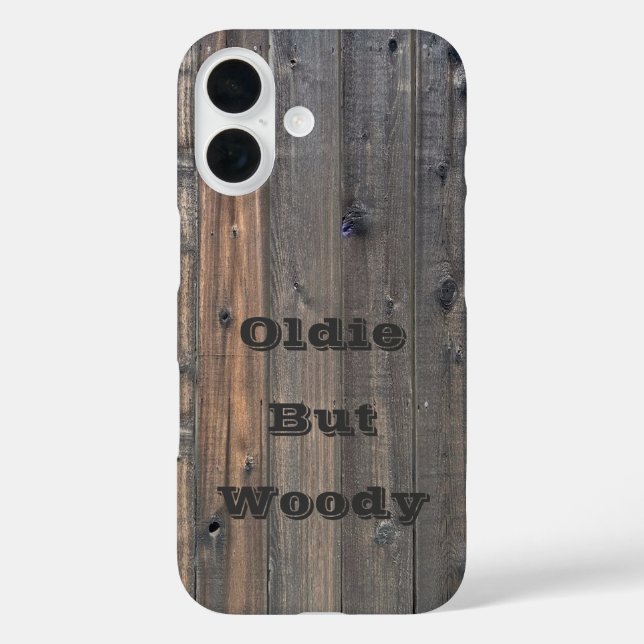 Weathered Redwood Fence Closeup Photo Image Print Case-Mate iPhone Case (Back)