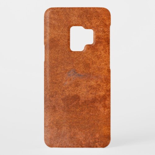 Weathered rusted metal orange_red texture Case_Mate samsung galaxy s9 case