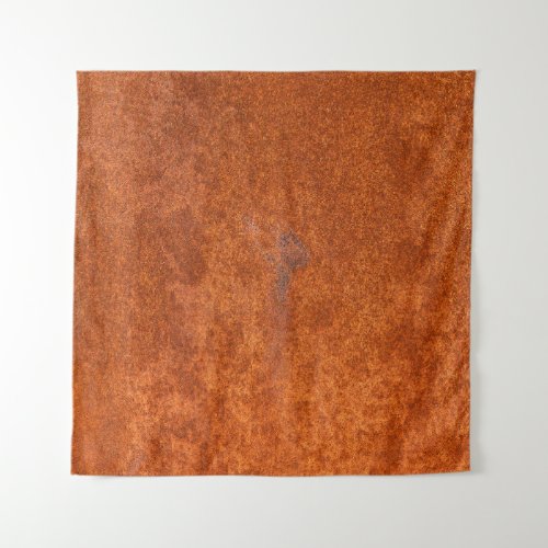 Weathered rusted metal orange_red texture tapestry