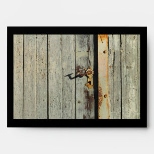 Weathered Rusty Door Handle Envelope