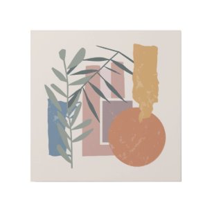 Weathered Shapes And Stalks Gallery Wrap