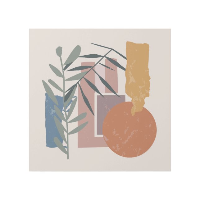 Weathered Shapes And Stalks Gallery Wrap (Front)