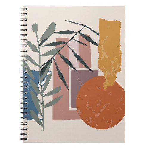 Weathered Shapes And Stalks Notebook
