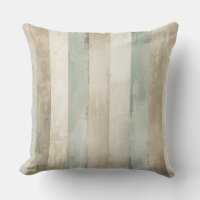 Weathered Soft Blue Tan Brown White Rustic Stripe