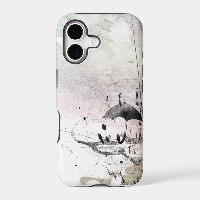 weathered storm iphone case (Back)