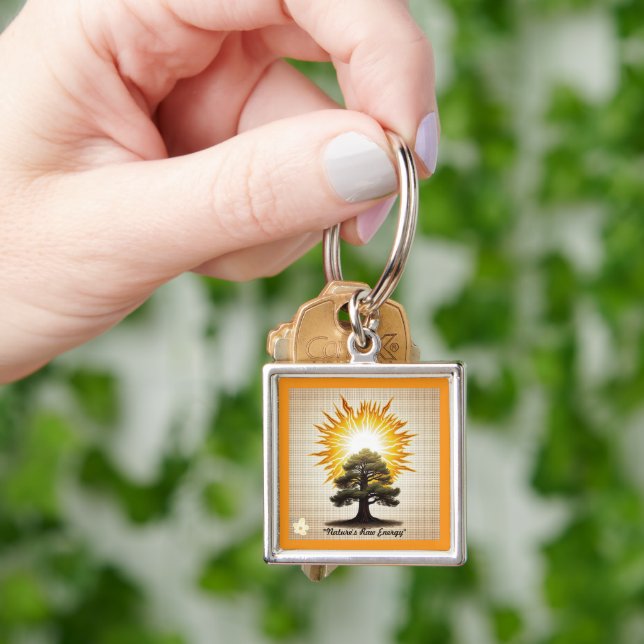"Weathered Tree" Keychain (Hand)