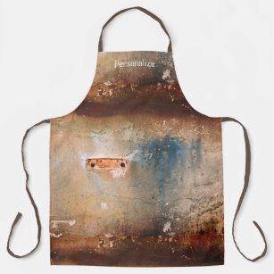 Weathered Urban Wall Distressed Grunge Texture Apron
