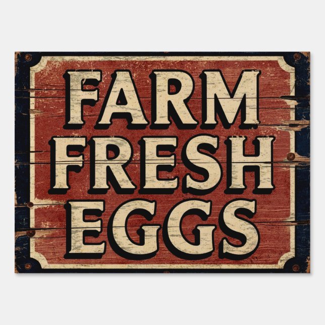 Weathered Vintage Sign – Rustic Retro Wall Decor (Front)