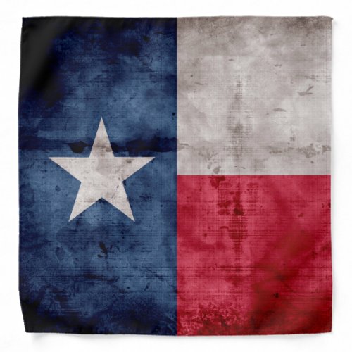 Weathered Vintage Texas State Flag Bandana
