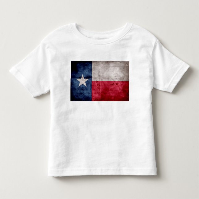 Weathered Vintage Texas State Flag Toddler T-shirt (Front)