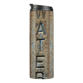 Weathered "Water" Thermal Tumbler
