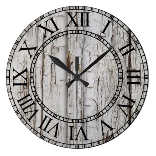 Weathered White Wood - Custom Clock