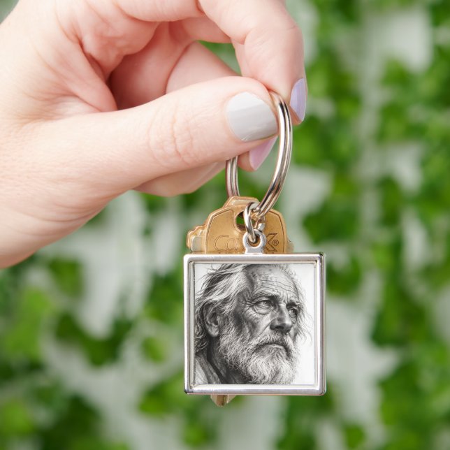 Weathered Wisdom Keychain (Hand)