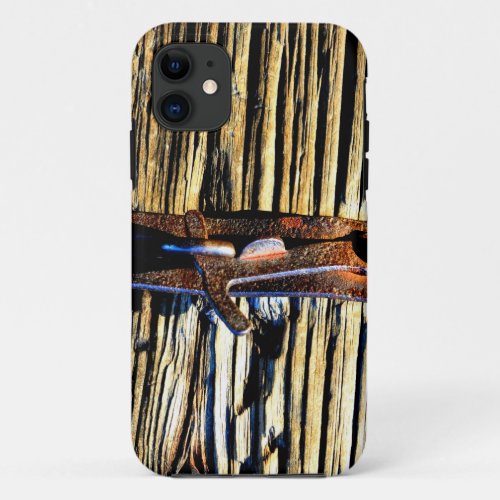 Weathered Wood Board_effect  Rustic Latch Case