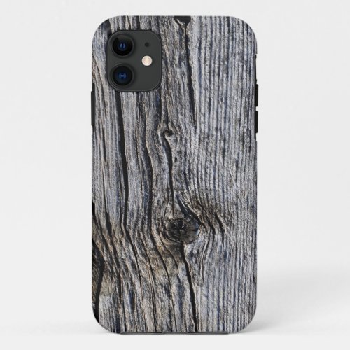 Weathered Wood Board_effect Rustic Phone Case