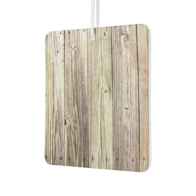 Weathered Wood Boards Car Air Freshener (Left)