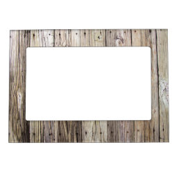 Weathered Wood Dock Boards Magnetic Frame