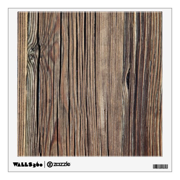 Wood Plank Wall Decals & Stickers Zazzle