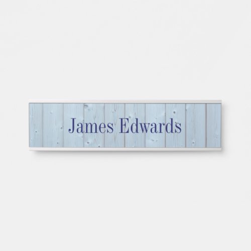 Weathered Wood Like Texture Name Plates Desk Signs