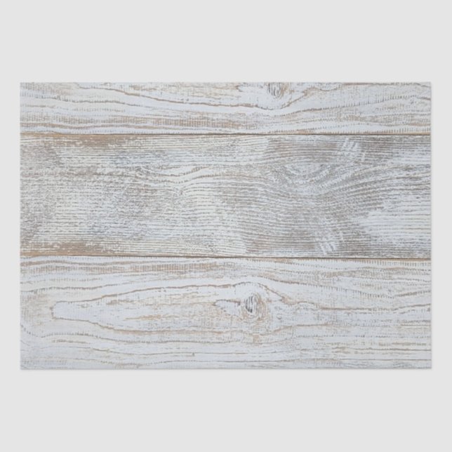 Weathered Wood Look Tissue Paper (Front)