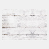 Weathered Wood Paneling Vintage Decoupage  Wrapping Paper Sheets (Front 2)