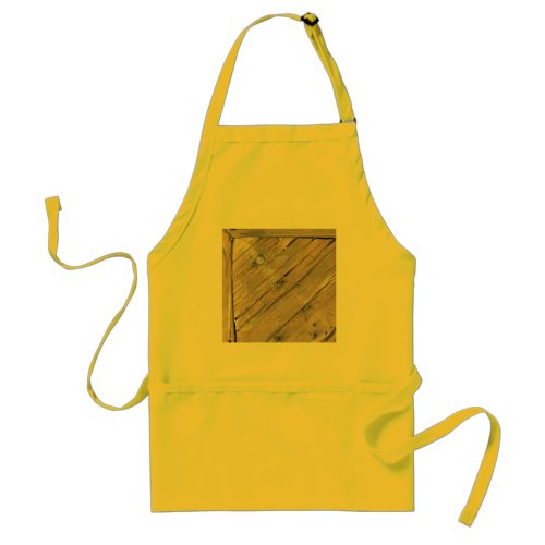 Weathered Wood Rough Textured Deck Adult Apron