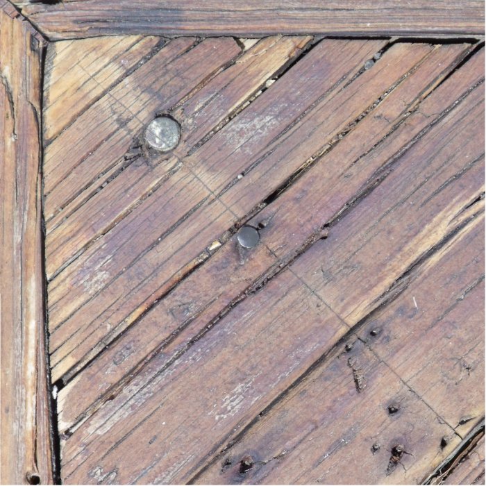 Weathered Wood Rough Textured Deck Cut Outs