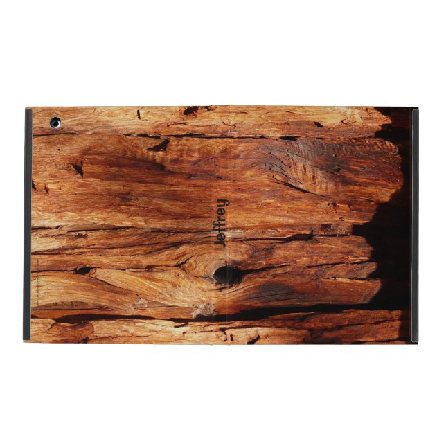 Weathered Wood Siding, iPad 2/3/4 Folio Case (Outside)