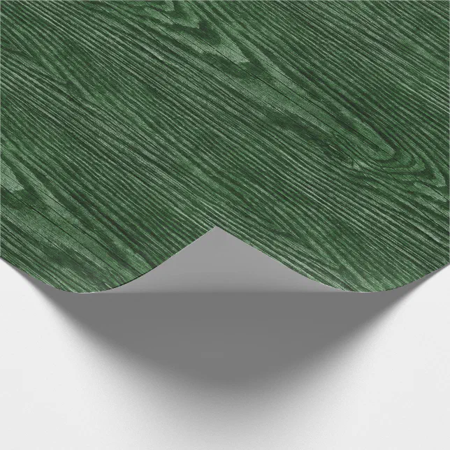 Weathered Wood Texture Hunter green Wrapping Paper | Zazzle
