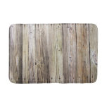 Weathered Wooden Boards With Rustic Patina Bathroom Mat at Zazzle