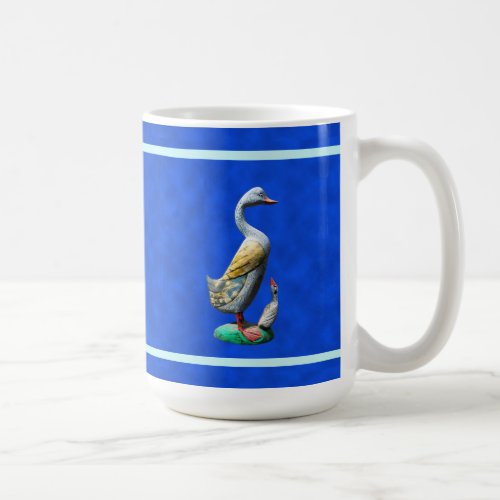 Weathered Wooden Duck Coffee Mug