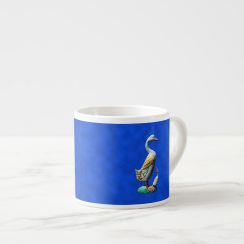 Weathered Wooden Duck Espresso Cup