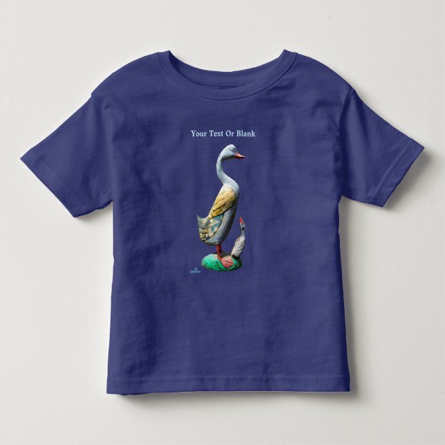 Weathered Wooden Ducks Toddler T-shirt (Front)