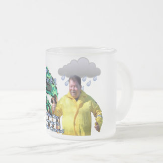 Weatherman Bill Frosted Glass Coffee Mug