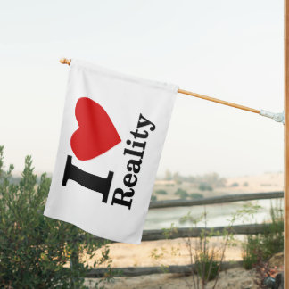 Weatherproof I Love Reality House Flag