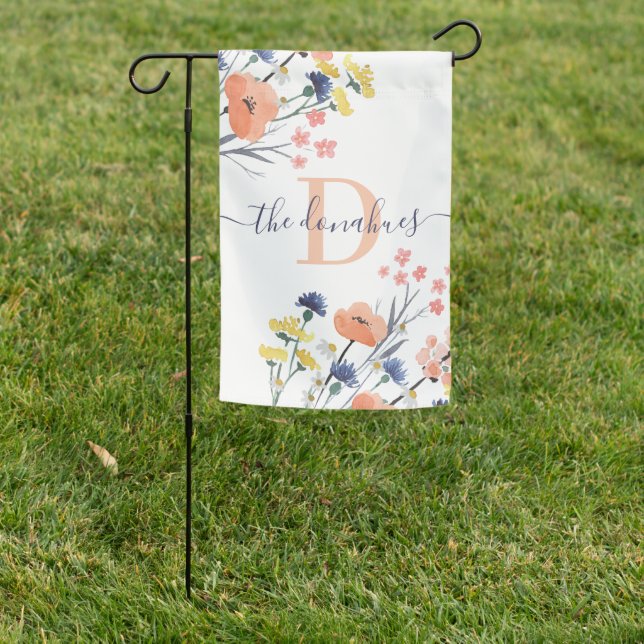 Weatherproof Personalized Garden Flag (In SItu)