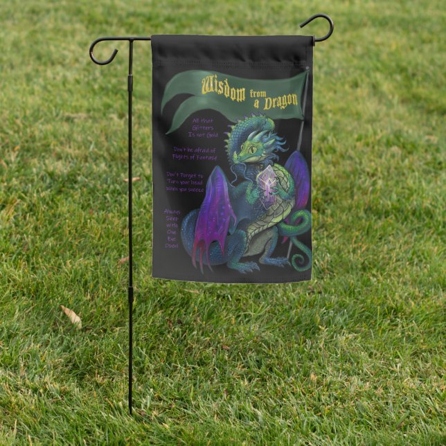 Weatherproof Personalized Garden Flag (In SItu)