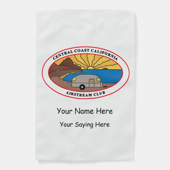 Weatherproof Personalized Garden Flag (Front)