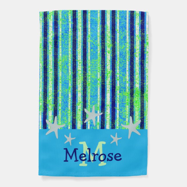 Weatherproof Personalized Garden Flag (Front)