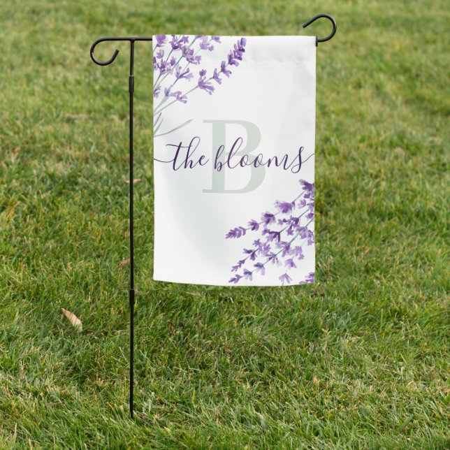 Weatherproof Personalized Garden Flag (In SItu)