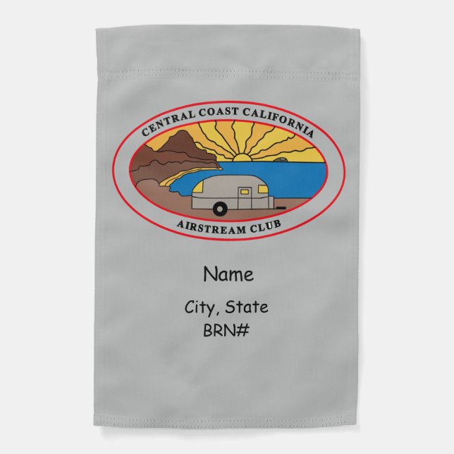 Weatherproof Personalized Garden Flag (Front)