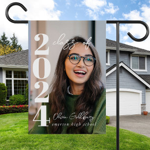 Weatherproof Personalized Graduation Garden Flag