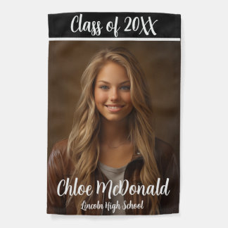 Weatherproof Personalized Graduation Garden Flag